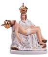 image:Image Panna Maria Sedmibolestná (Pieta), bílá, 14 cm keramika